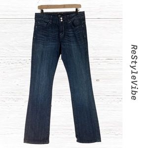 MISS VIGOSS Women’s Size 8 Denim Jeans Stretch Slim Boot Fit Style Embellished